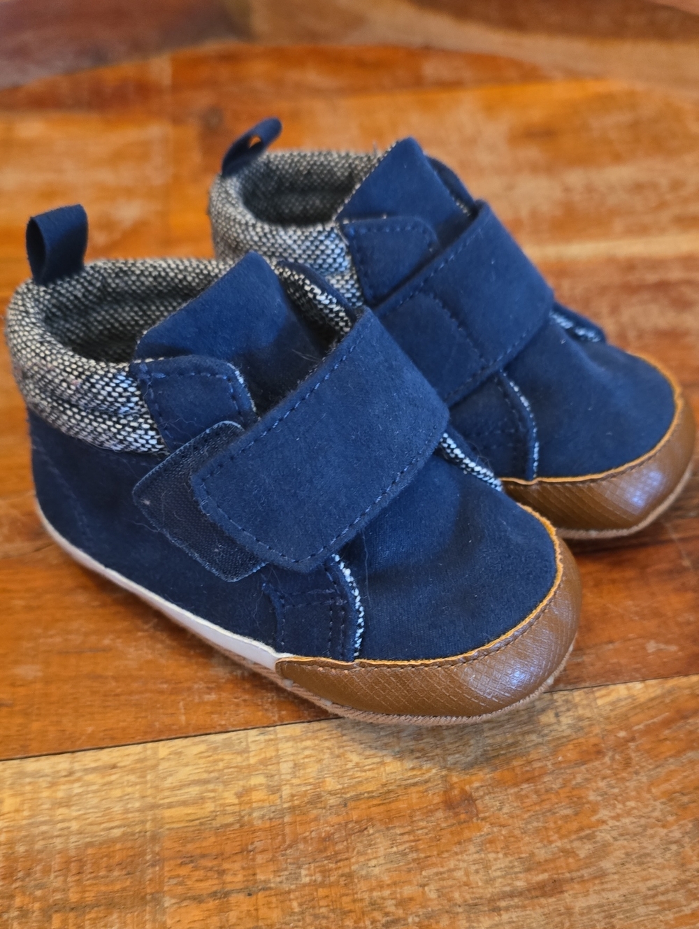 9-12 Month Old Navy Deep Navy Blue Velcro Everyday Shoes